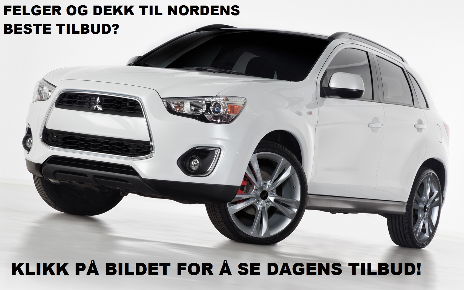 Vinterdekk til Mitsubishi Outlander og Pajero til nordens beste tilbud!